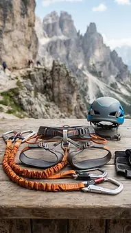 Illustration de Green Expérience – location kit Via Ferrata