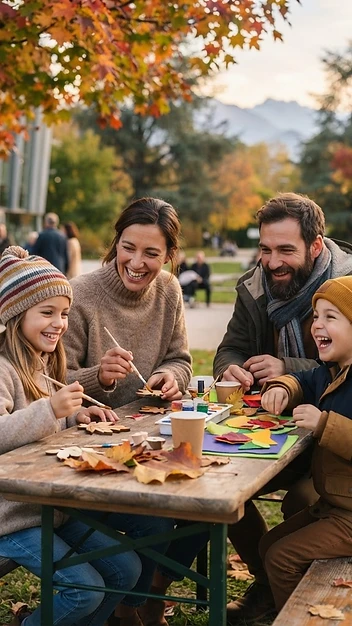 Illustration fidèle de Après-midi en famille