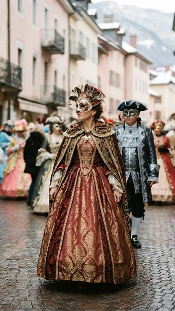 Illustration fidèle de Carnaval Vénitien d'Annecy