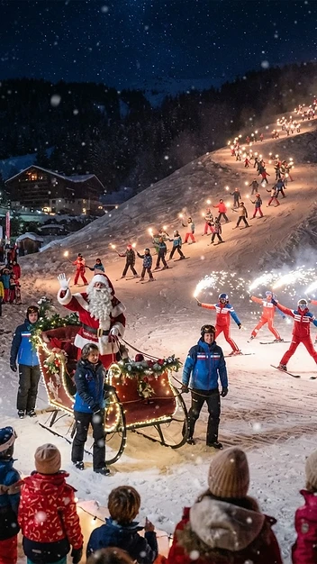 Illustration fidèle de Spectacle de Noël de Méribel