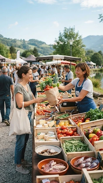 Illustration de Marché hebdomadaire des Échelles