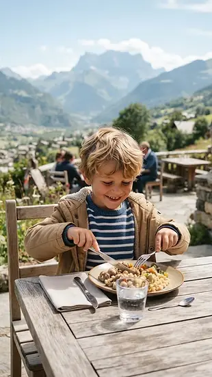 Illustration de Nid des Aigles et menu enfant à 19,90 €