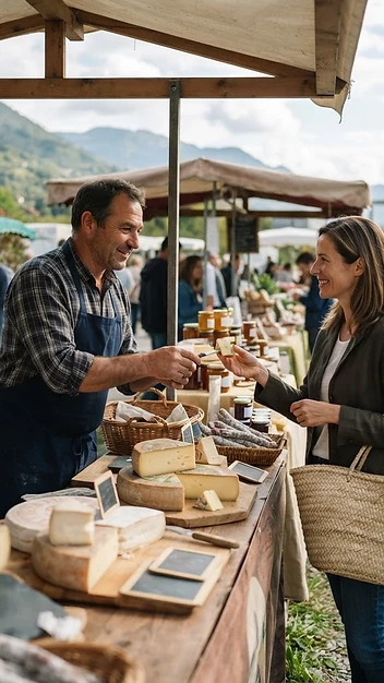Illustration de Marché des producteurs locaux