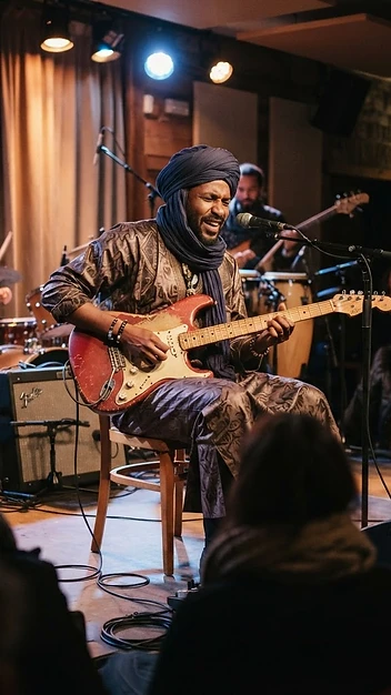 Illustration fidèle de Concert Bombino