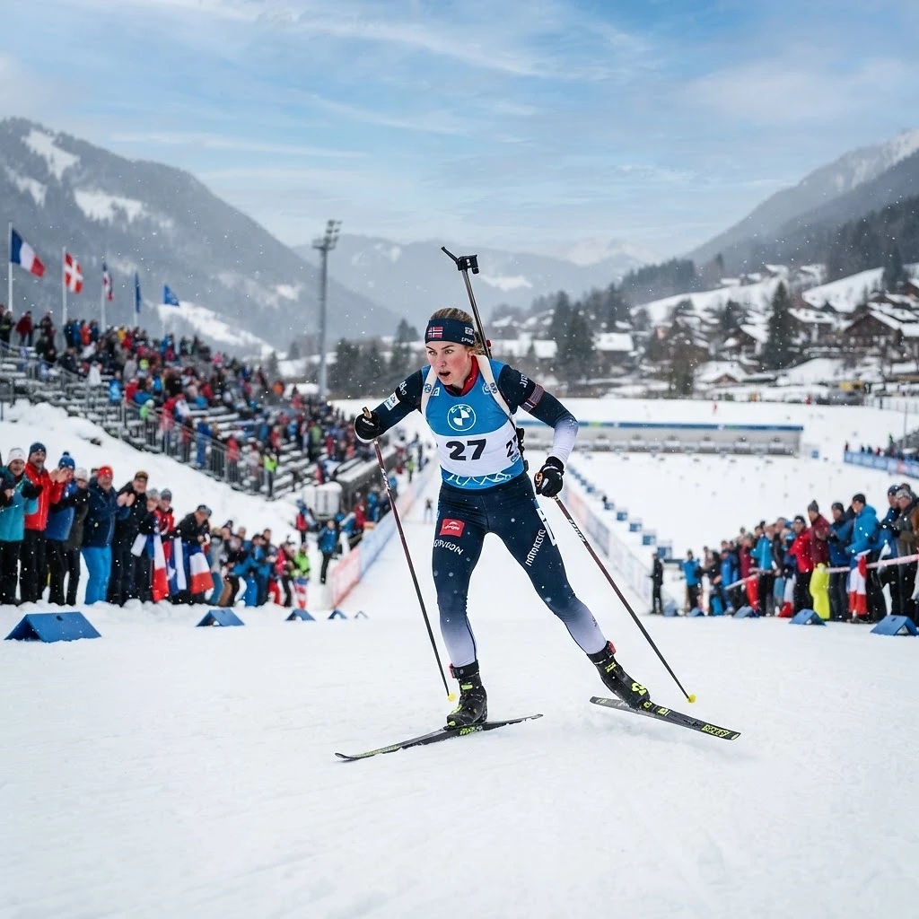Illustration fidèle de Coupe du monde BMW IBU de biathlon