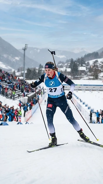 Illustration fidèle de Coupe du monde BMW IBU de biathlon