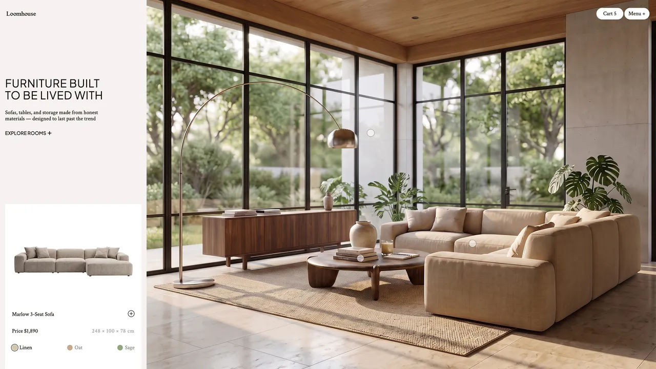 Home & Furniture Store template preview