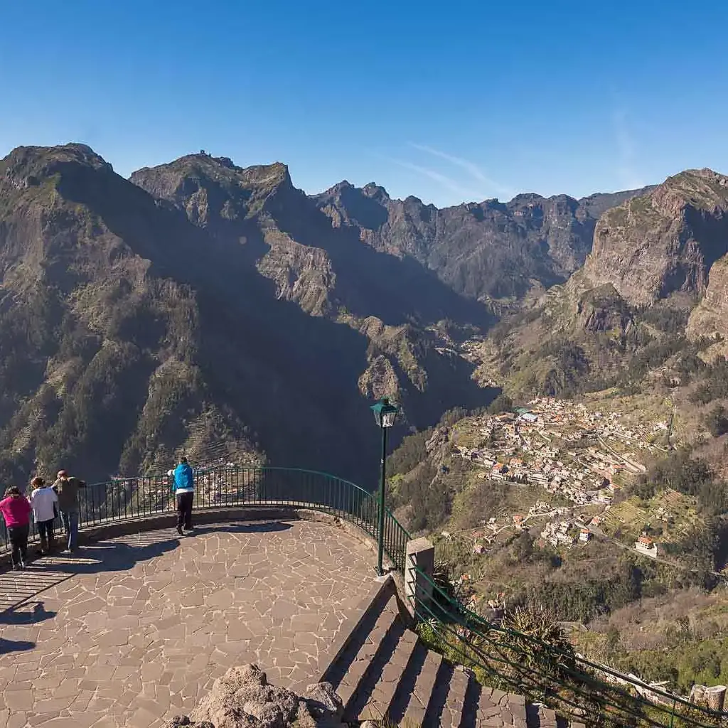 Eira do Serrado viewpoint above the Curral das Freiras valley in Madeira