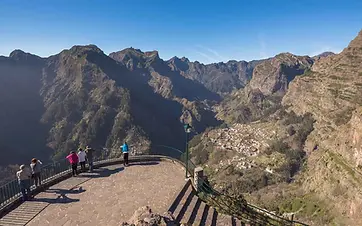 Eira do Serrado viewpoint above the Curral das Freiras valley in Madeira