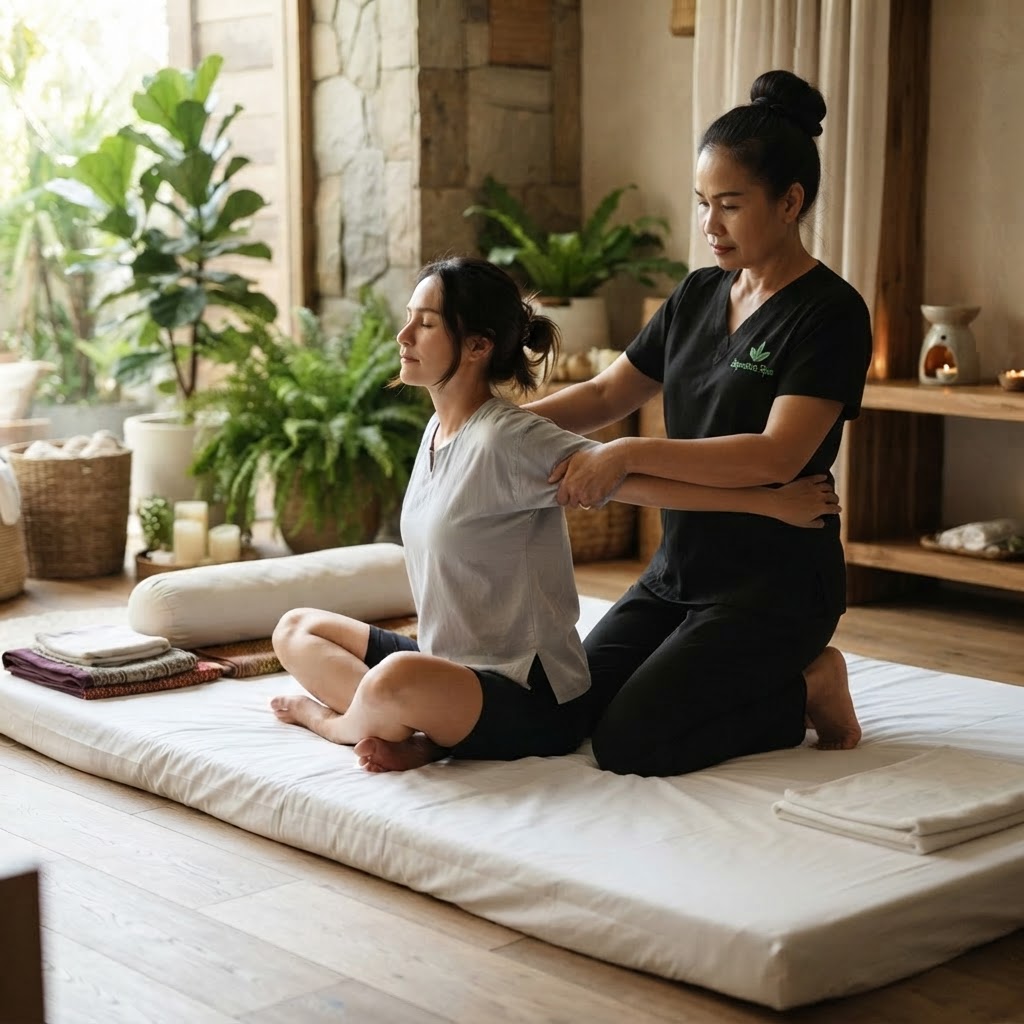 Assisted Thai Stretching