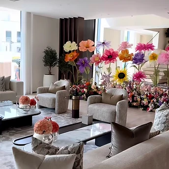 Giant Flowers Dubai