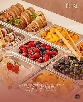 Écru Catering — work