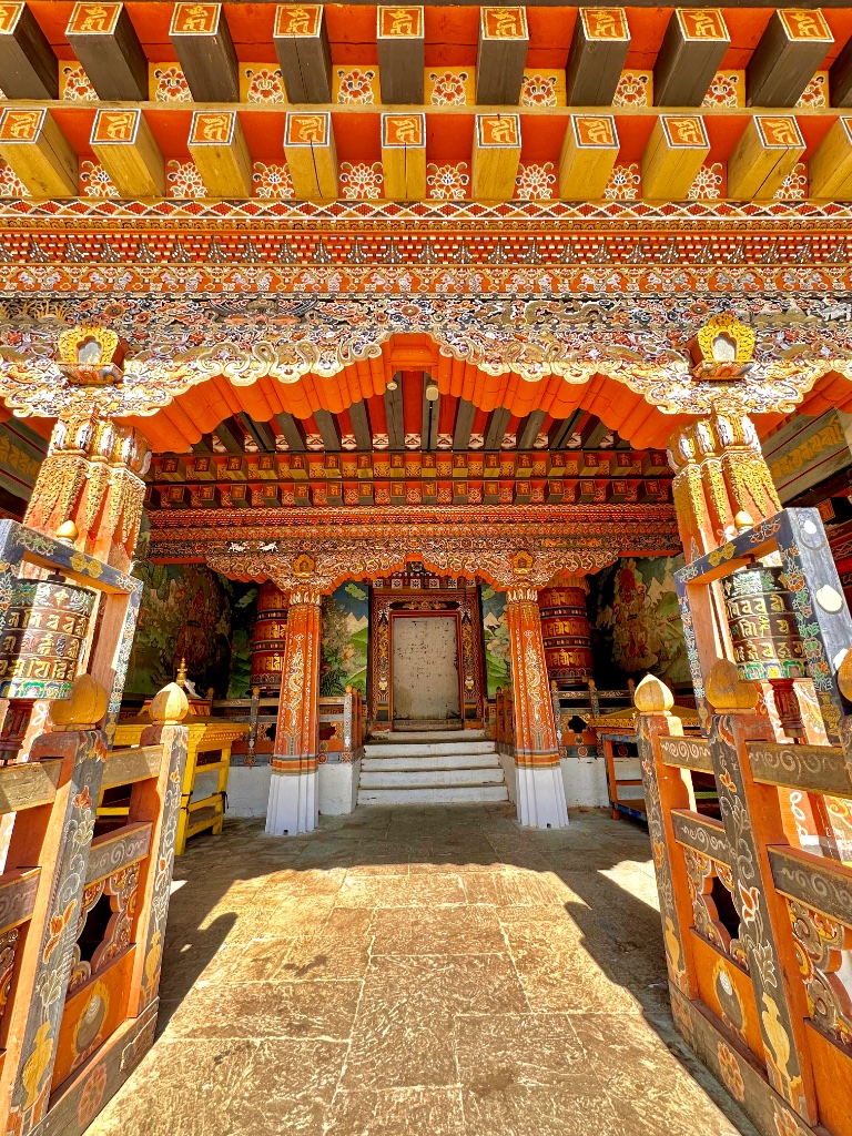 Bhutan prayer wheels