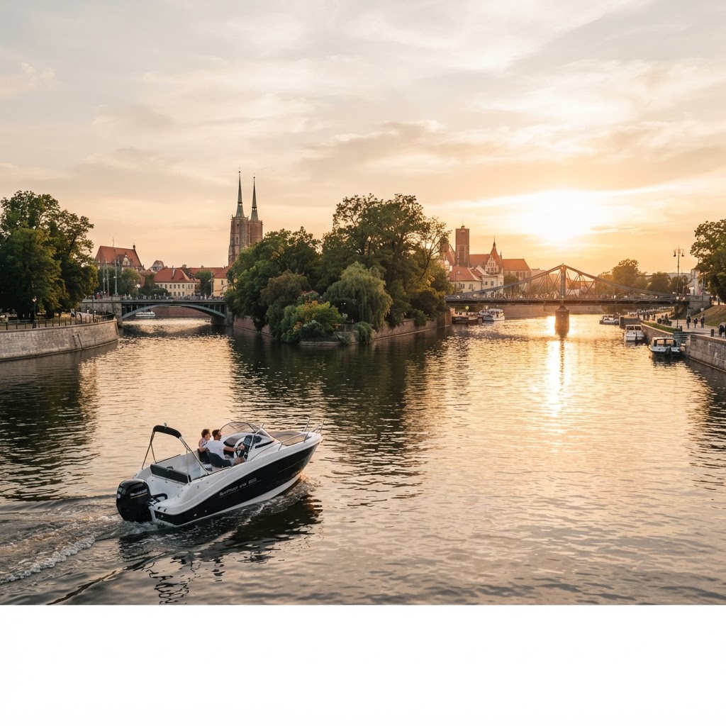 Barracuda 585 na Odrze we Wrocławiu