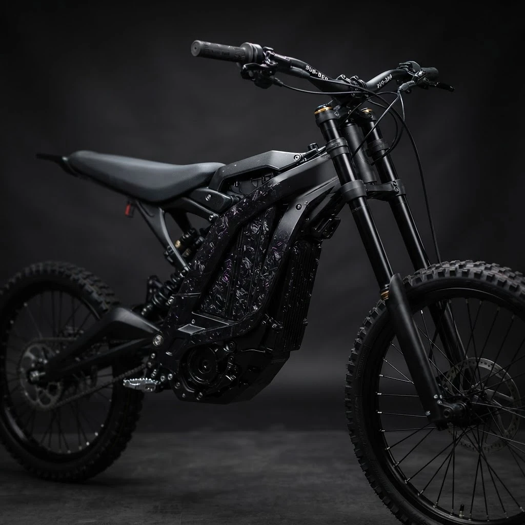 Carbon Void Battery Cover — Surron LBX