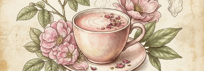 Rose Cardamom Latte