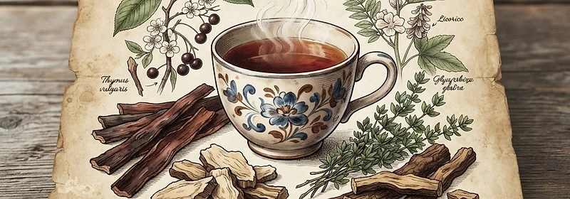 Wild Cherry Bark Cough Syrup Tea