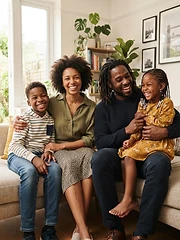 Black British family