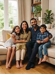 Asian family