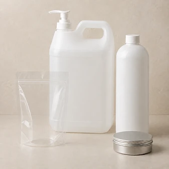 Bulk and alternative packaging — jugs, pouches and tins