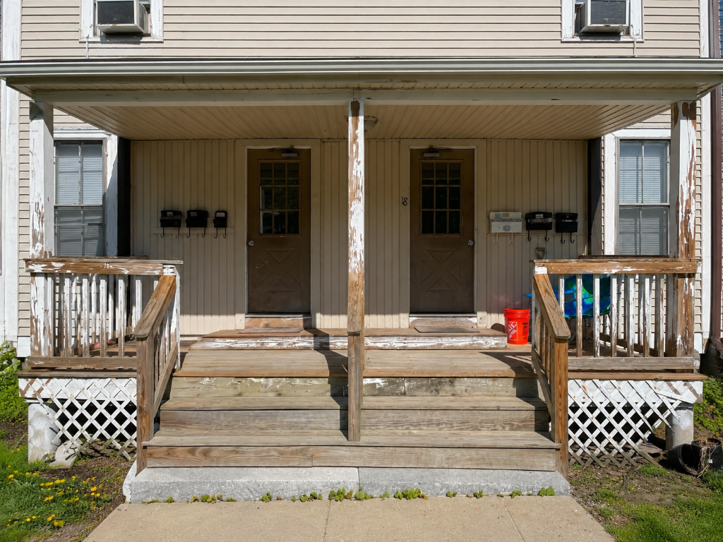 Covered Front Porch — before