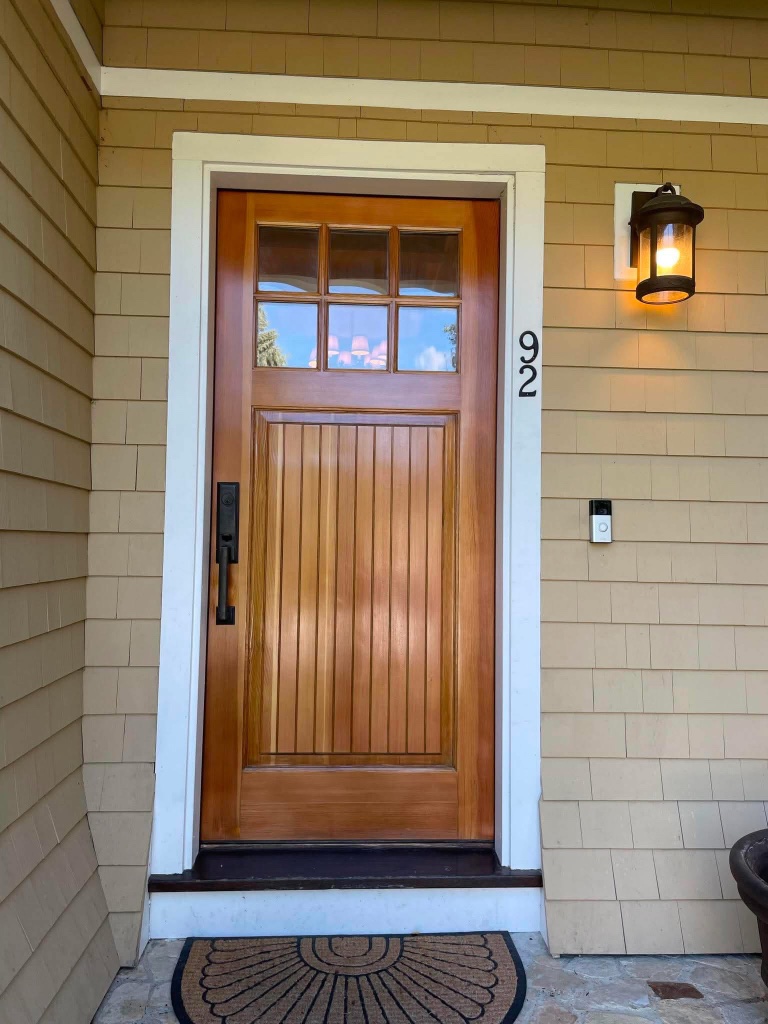 Front Door Restoration — after