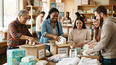 Packing newborn bundles