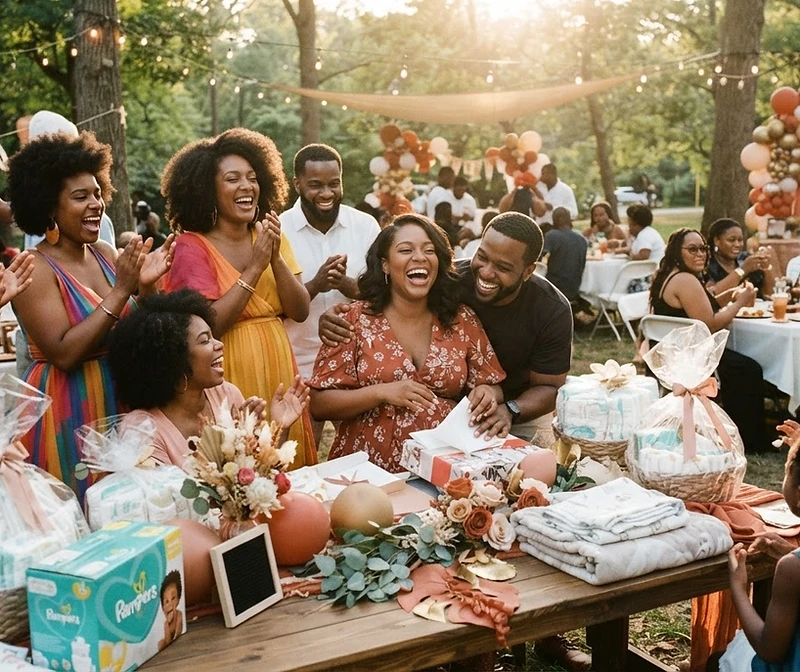 Community baby shower celebration