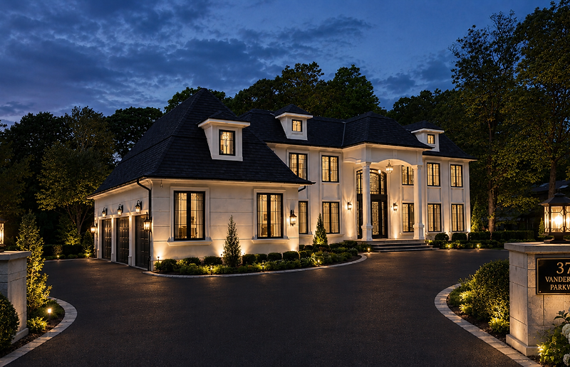 Vanderbilt Chateau, Dix Hills, New York — a residence by Black Swan Build