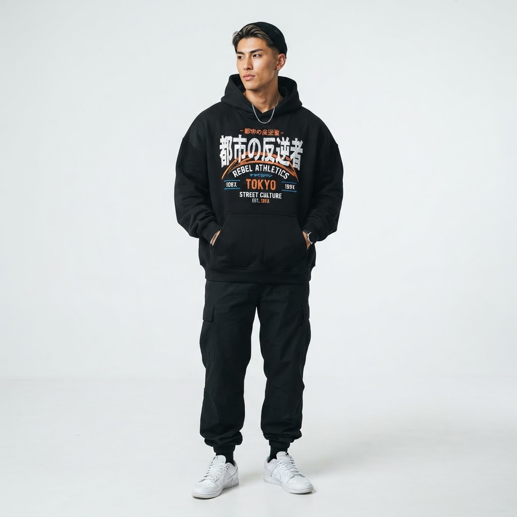 Buzo Friza Oversize Black