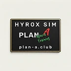 HYROX SIM age-group winner patch