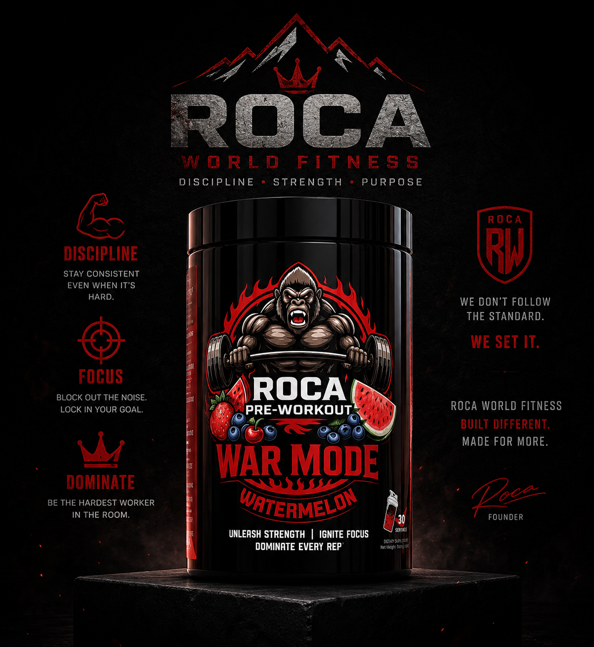 ROCA PRE-WORKOUT – WAR MODE