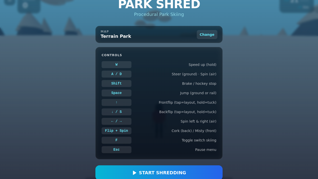 Peak Shredder template preview