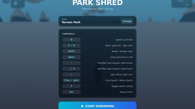 Peak Shredder template preview