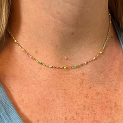 Permanent silver chain bracelet by Oh She Linked