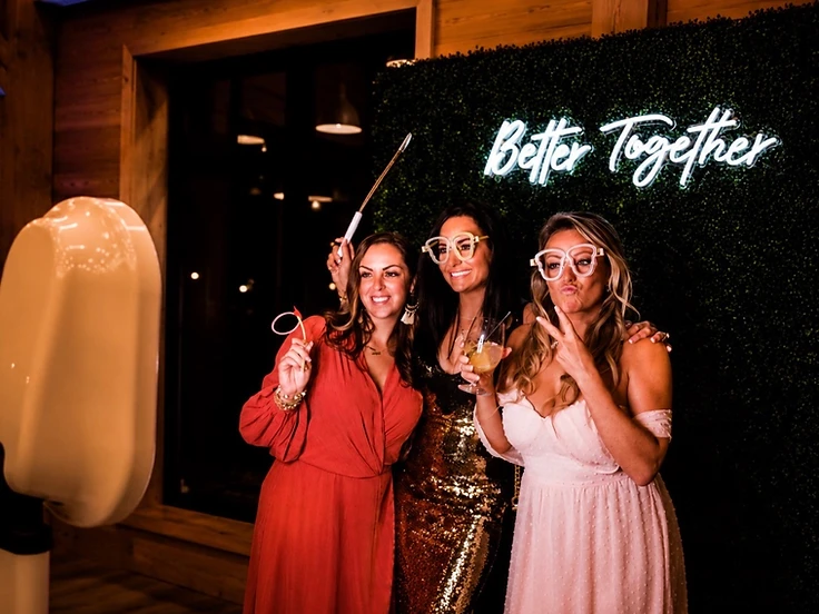 Social Booth at a luxury wedding