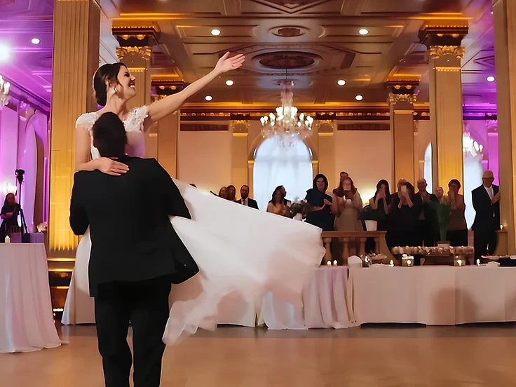 Professional Lighting at a luxury wedding
