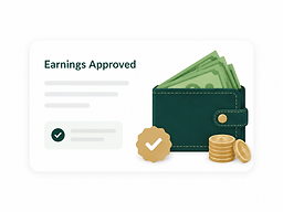 Bazaarist approved earnings illustration