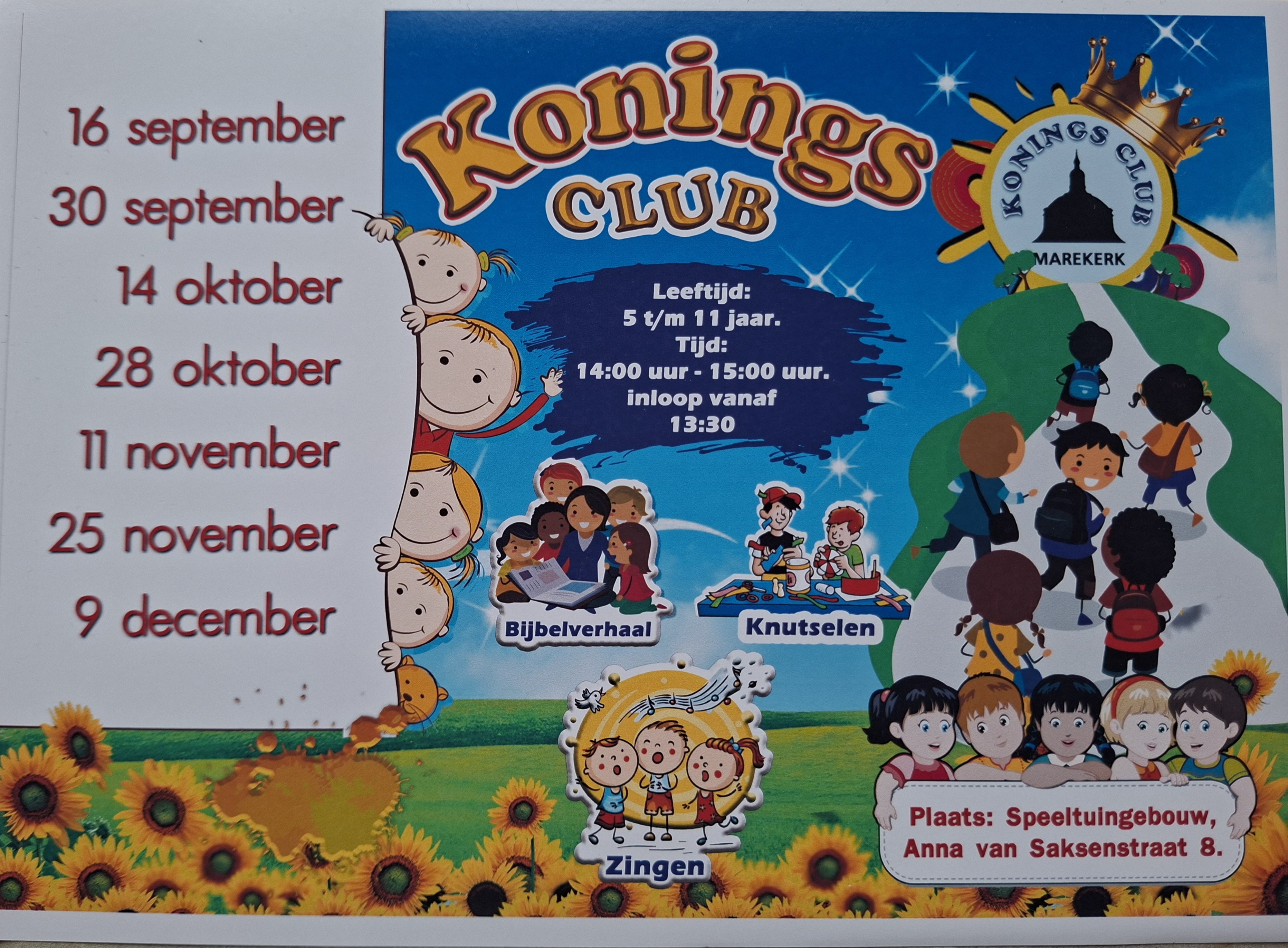 Konings Club gaat weer van start!