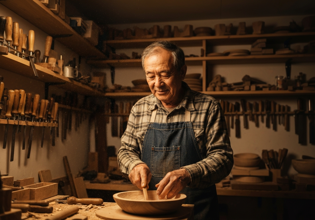 Craftsman working in shop - Local Business