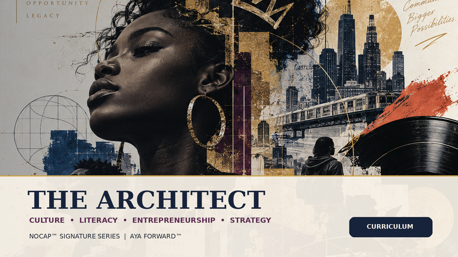 The Architect NOCAP Signature Series landscape commerce artwork