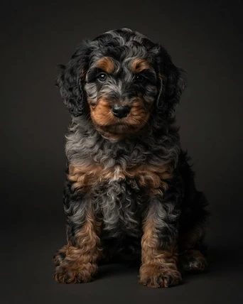undefined — Tactical Tails puppy on charcoal