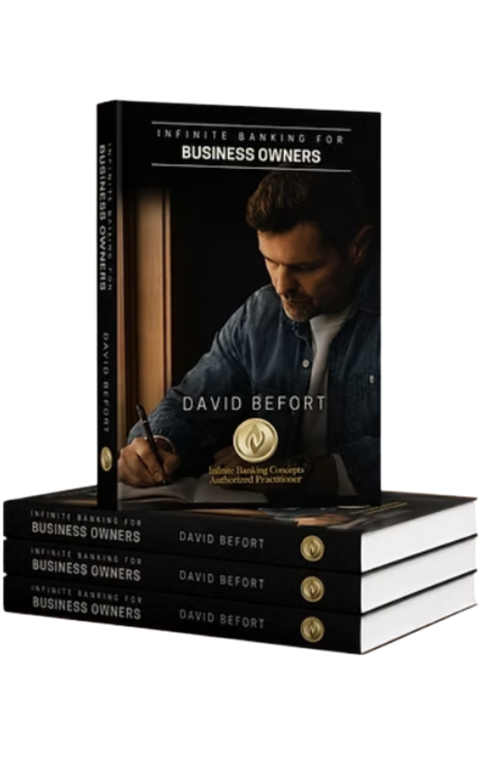 Infinite Banking for Business Owners by David Befort — book on a stack