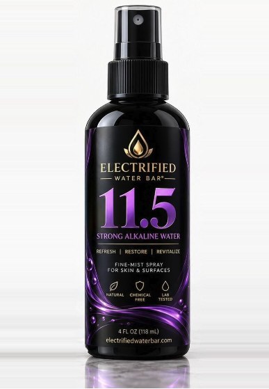 Electrified Water Bar pH 11.5 Strong Alkaline