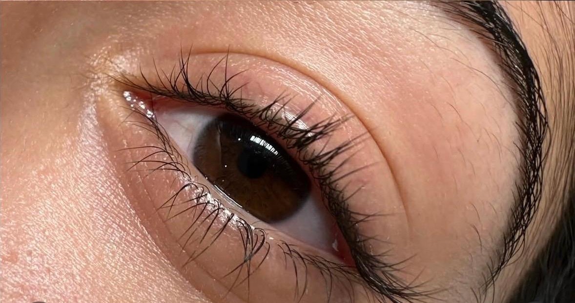 Korean Lash Lift — before