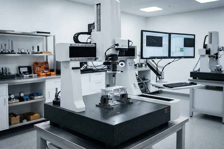 3D CNC vision measuring machine in the Grand Long quality control laboratory