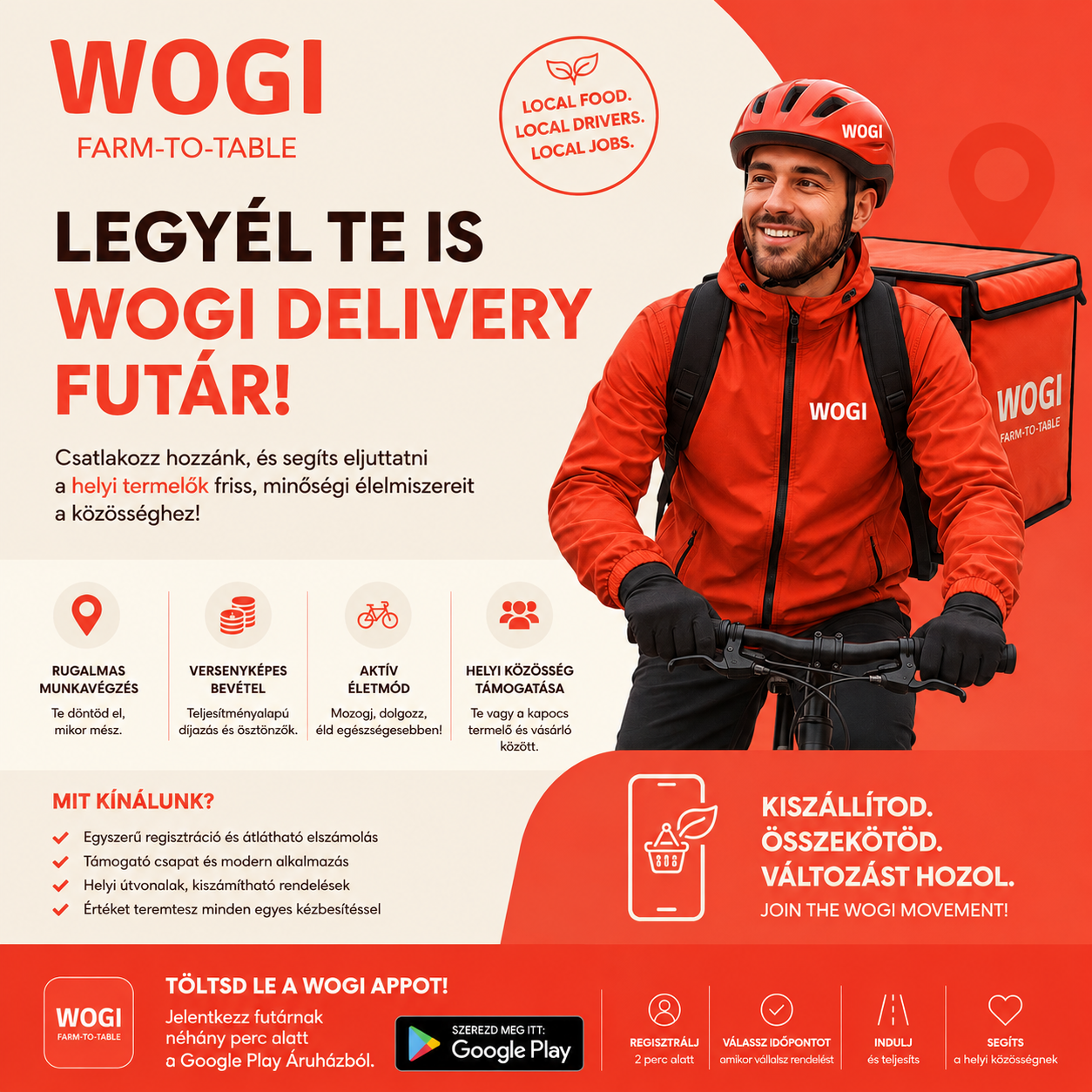 WOGI Delivery futár
