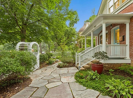 Flagstone Entry Path