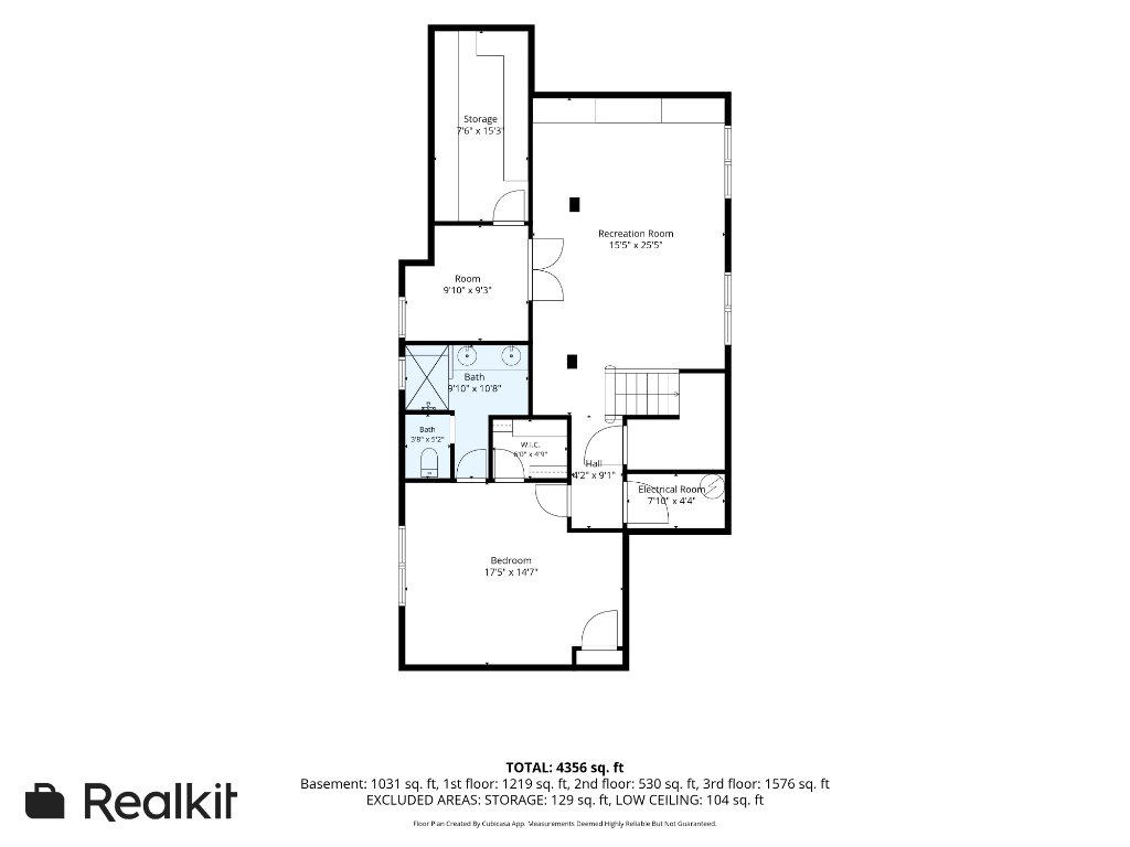 Basement floor plan
