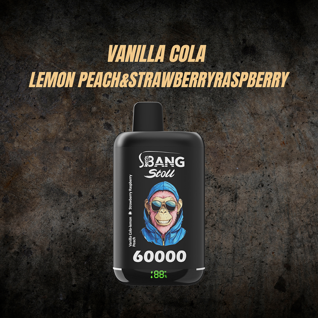 BANG STOLL Vanilla Cola & Lemon Peach & Strawberry Raspberry
